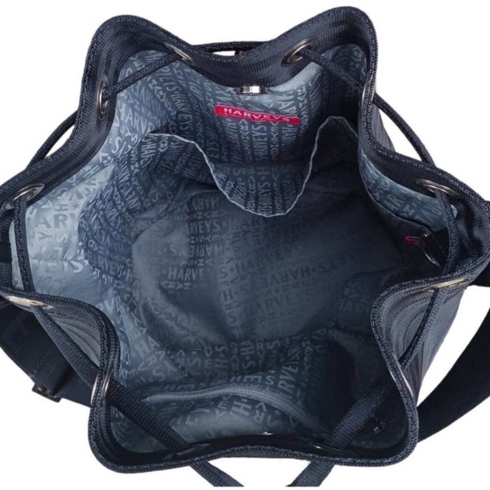 *Harveys Solid Black With Monogram Strap Berkley … - image 6